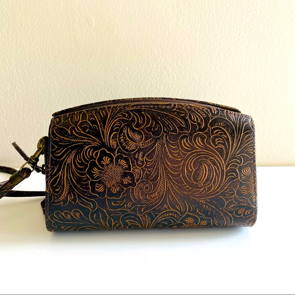 Engraved vintage crossbody mini bag!